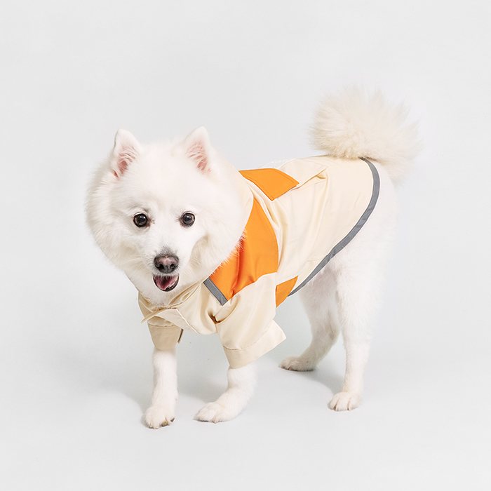 汪喵星球 - PEHOM 獨家聯名｜可調節防潑水狗狗雨衣&延伸片（汪喵拼色款）