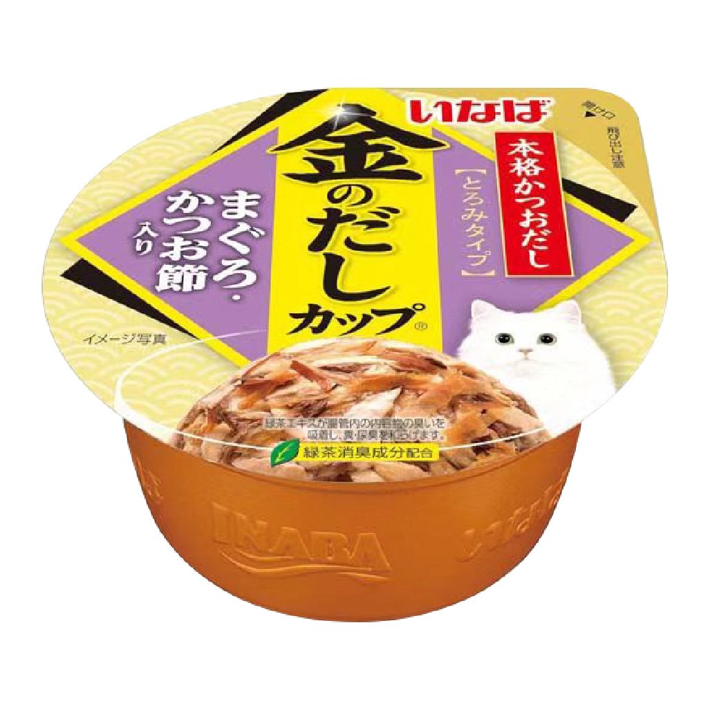 CIAO - INABA 金湯杯系列 吞拿魚+鰹魚節味 70g