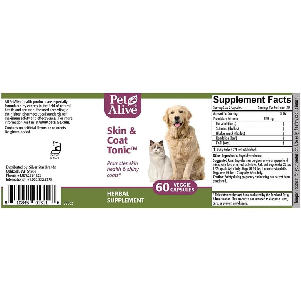 PetAlive - Skin and Coat Tonic 寵物毛髮及皮膚保養