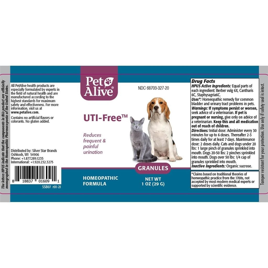 PetAlive - UTI-Free 針對泌尿系統感染