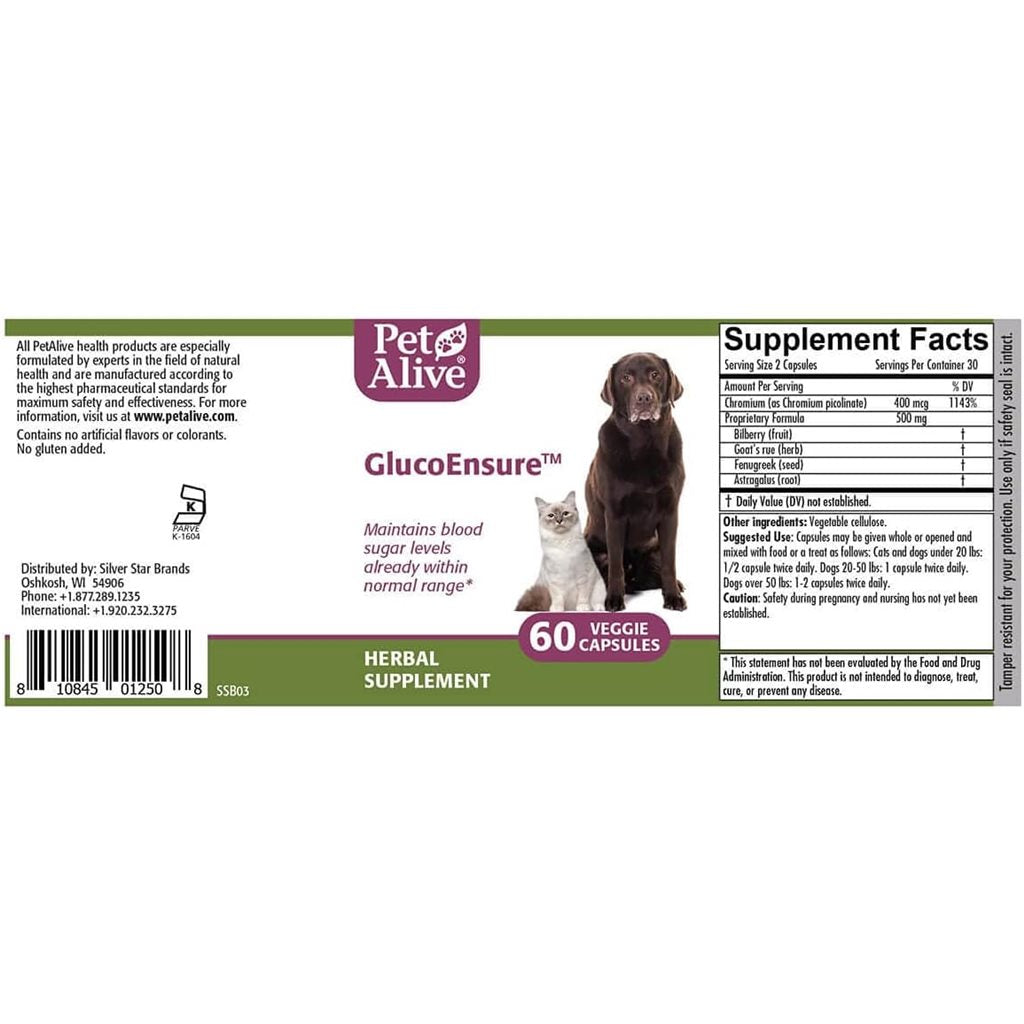 PetAlive - GlucoEnsure 針對糖尿病