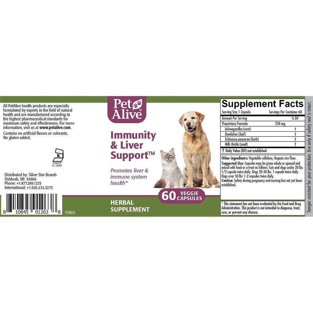 PetAlive - Immunity & Liver Support 維持肝功能及免疫系統