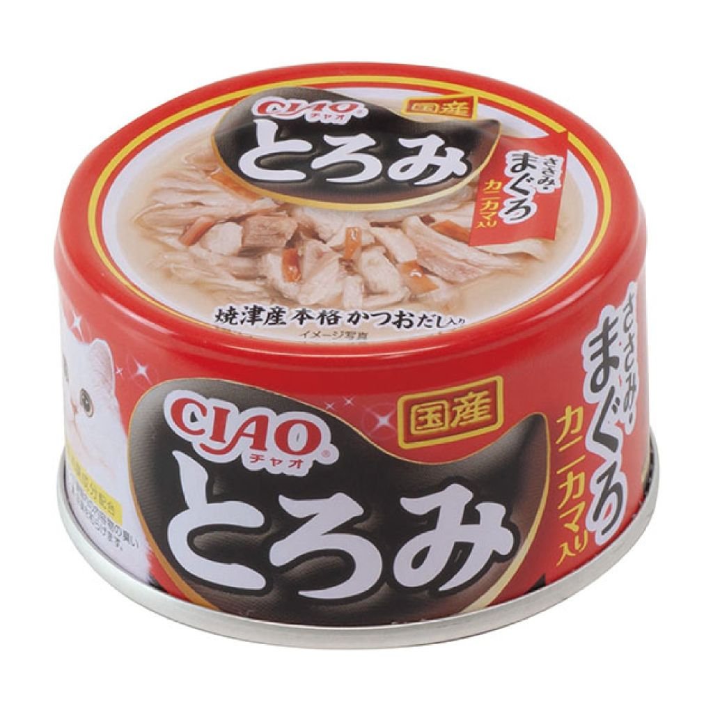 CIAO - 濃湯 雞肉 吞拿魚+蟹柳棒 貓罐 85g