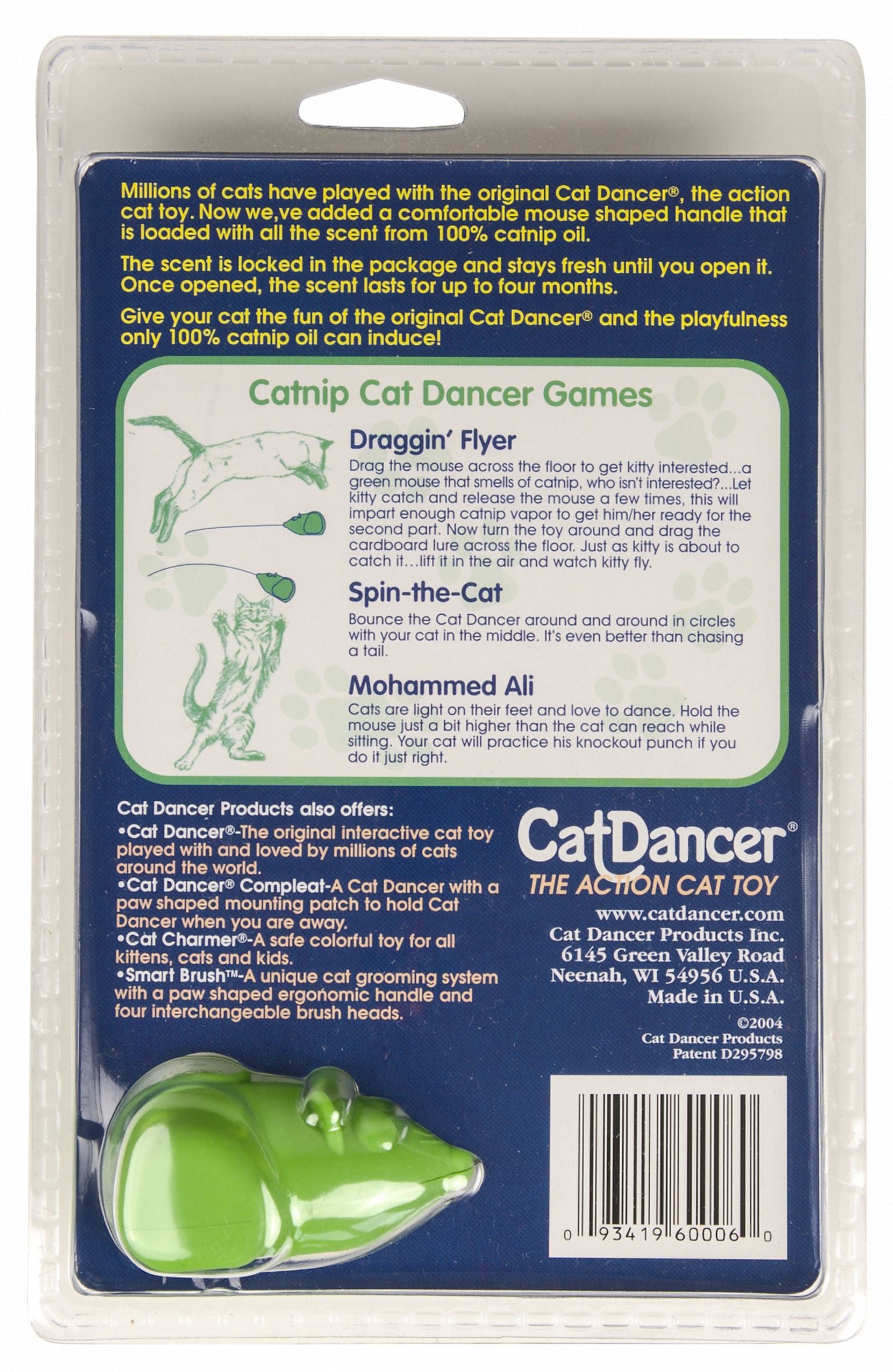Cat Dancer - 貓薄荷鼠標逗貓棒