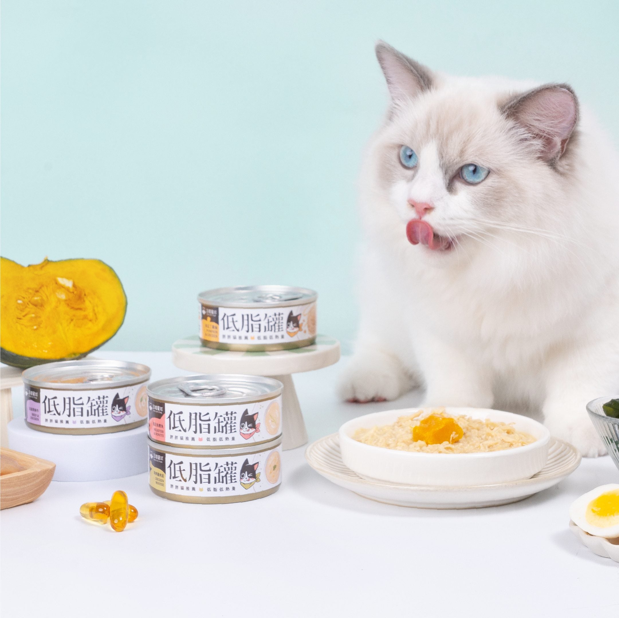 汪喵星球 - 貓咪低脂無膠主食罐