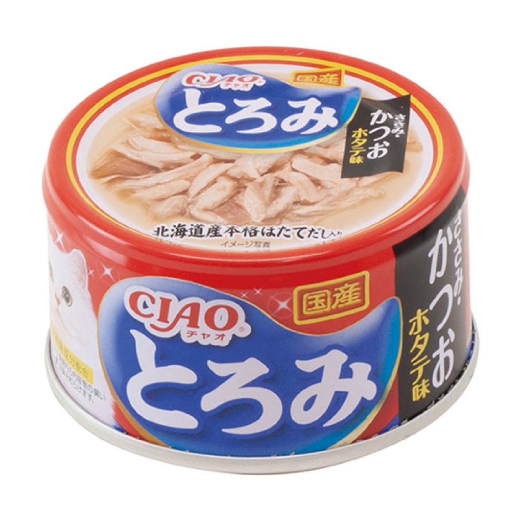 CIAO - 濃湯 雞肉+鰹魚+元貝味 貓罐 85g