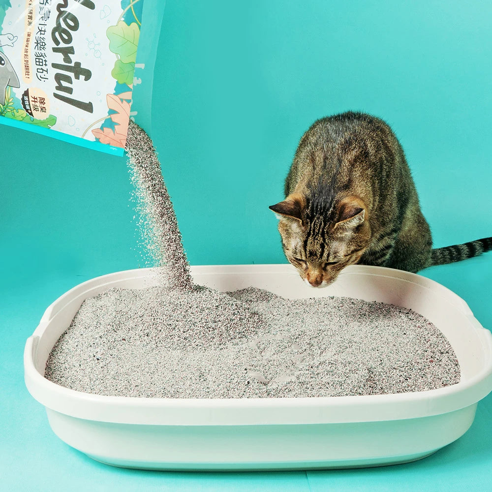 怪獸部落 費洛蒙快樂貓砂-礦砂 4kg