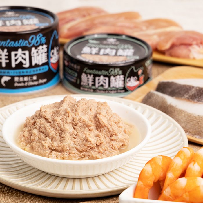 汪喵星球 - 貓主食罐｜鮮肉罐｜貓咪98%無膠鮮肉主食罐