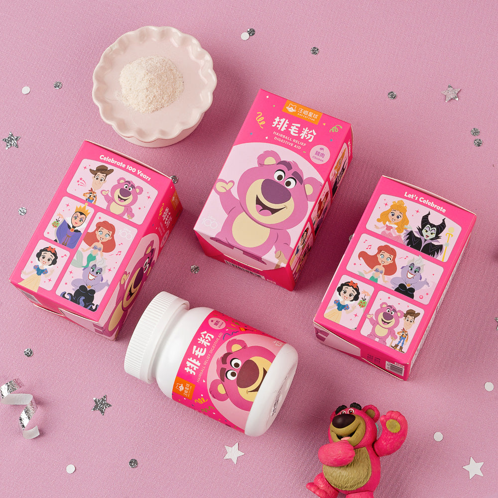 汪喵星球 - 迪士尼系列汪喵排毛粉（大眼仔／勞蘇／史迪仔）