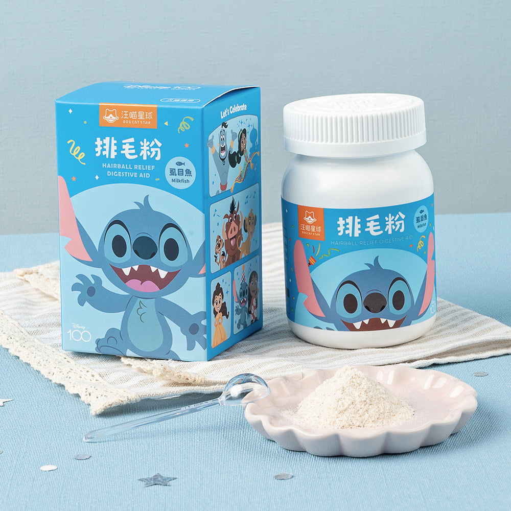 汪喵星球 - 迪士尼系列汪喵排毛粉（大眼仔／勞蘇／史迪仔）