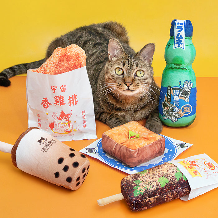 汪喵星球 - 台灣小吃安撫貓草包