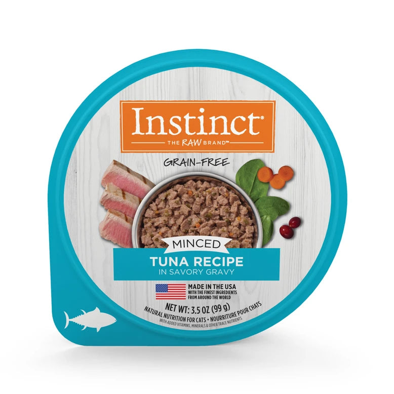 Instinct 免治杯杯吞拿魚貓用濕糧 3oz 原箱12杯 Original Minced Cups Tuna Wet Cat Food