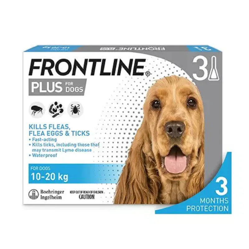 Frontline Plus – 犬用 殺蝨防牛蜱滴劑 (3支裝)