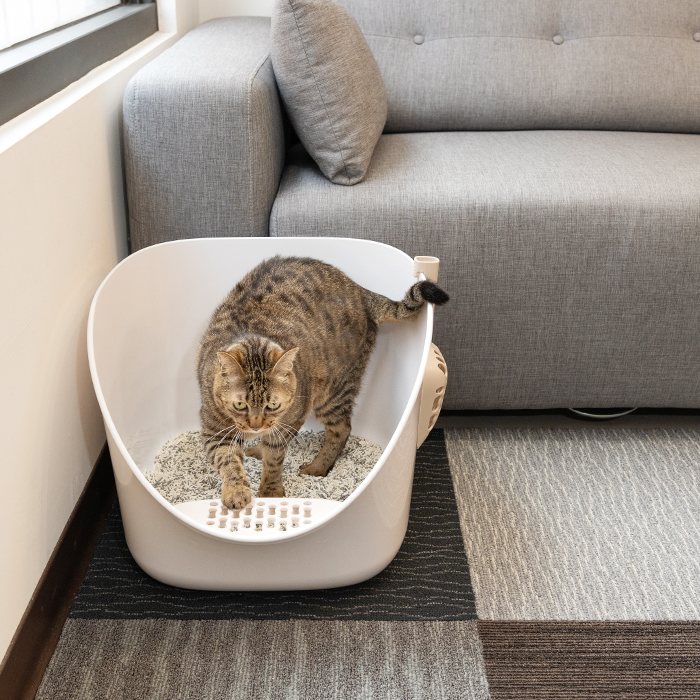 汪喵星球 - 專利小白鯨砂盆