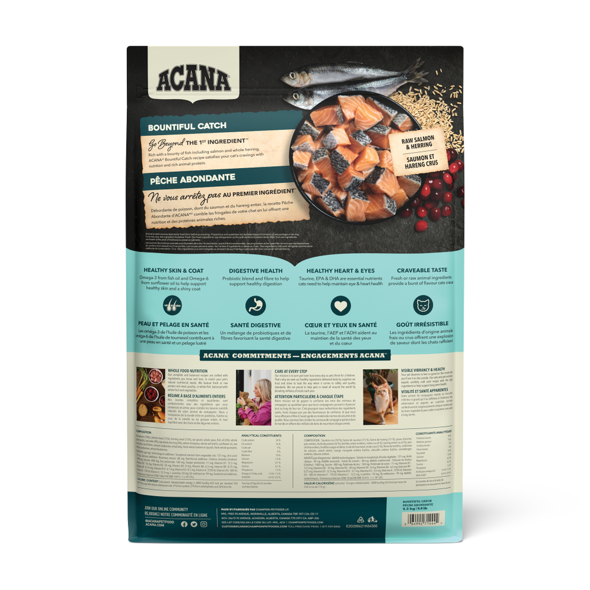 ACANA - 無穀魚盛宴成貓乾糧（1.8kg／4.5kg）