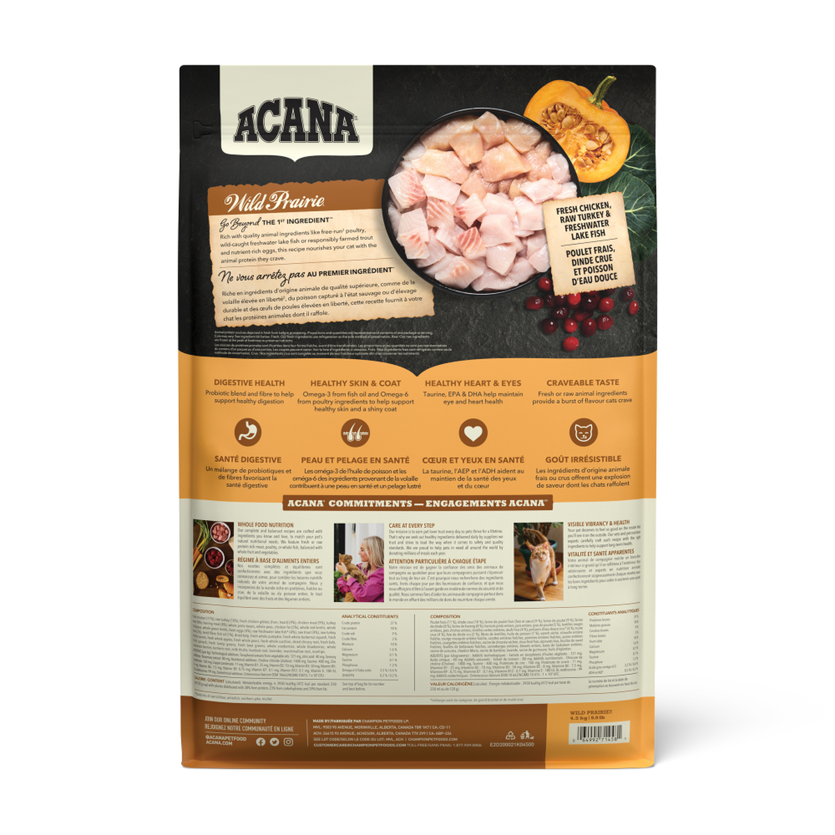 ACANA -  地域素材牧場貓糧配方（1.8kg／4.5kg）