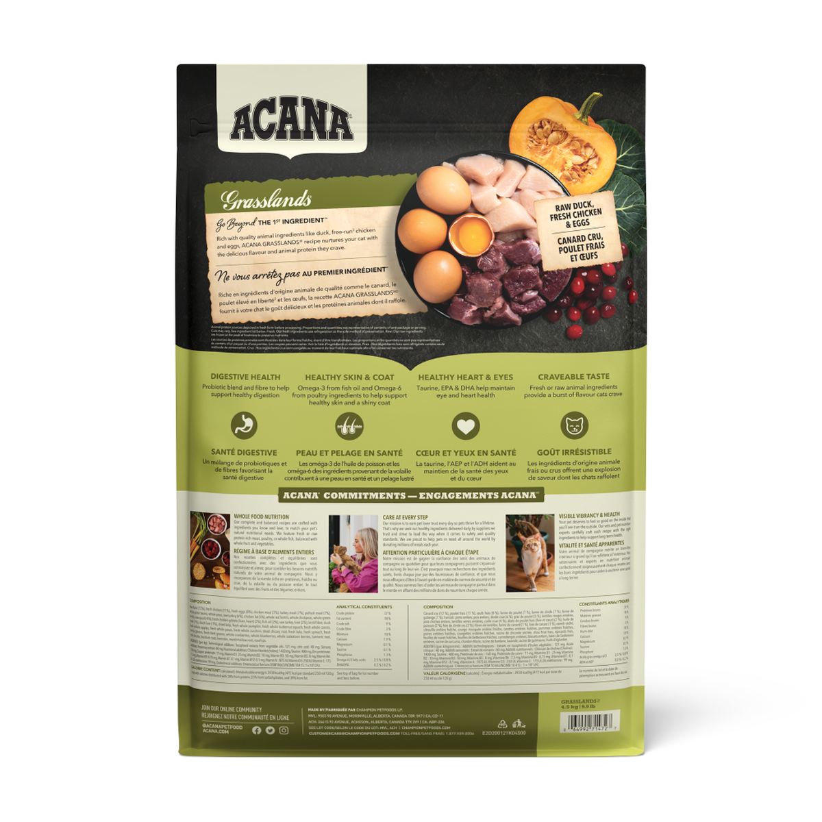 ACANA -  地域素材草原貓糧配方（1.8kg／4.5kg）
