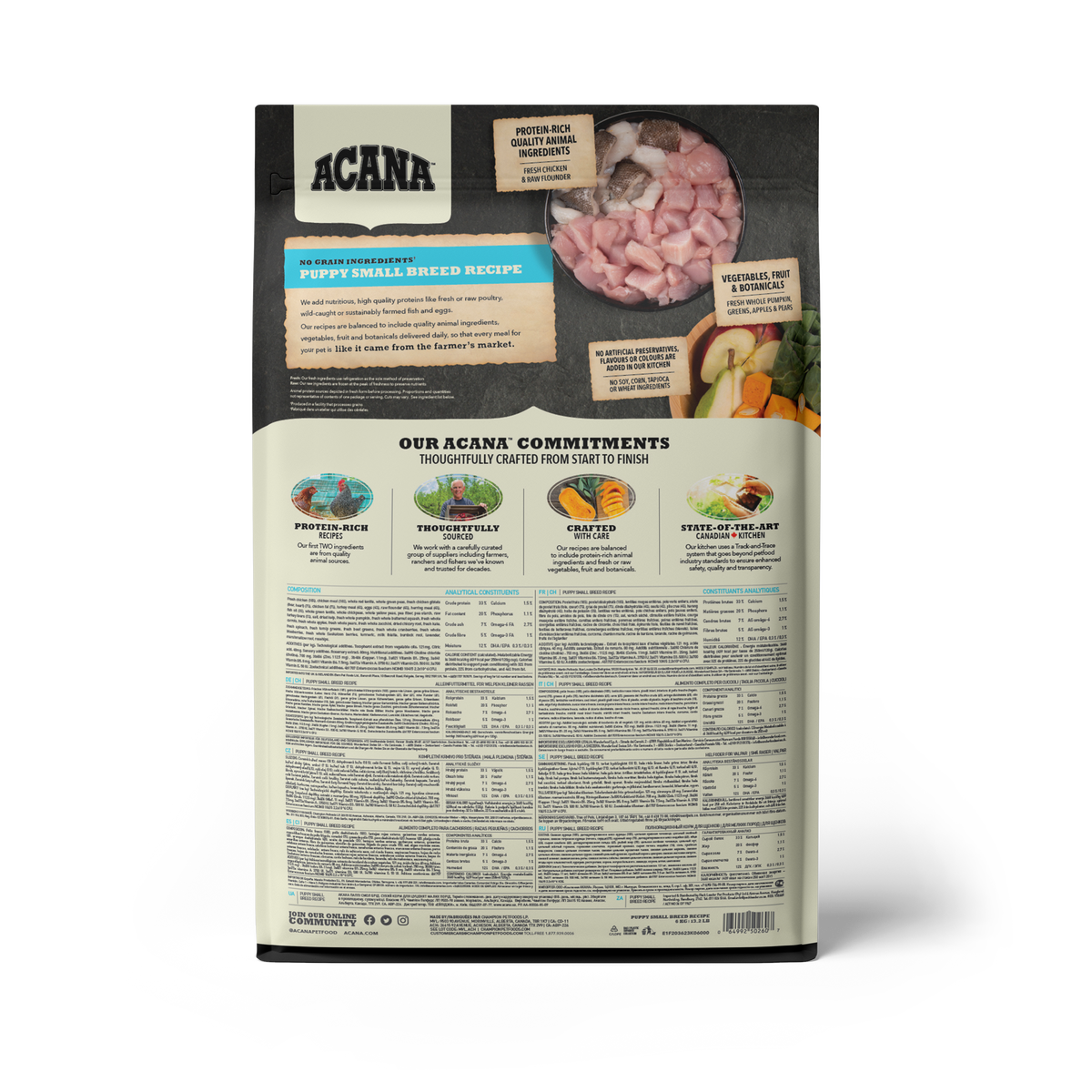 ACANA - 挑嘴小型幼犬無穀配方飼料（2kg／6kg）