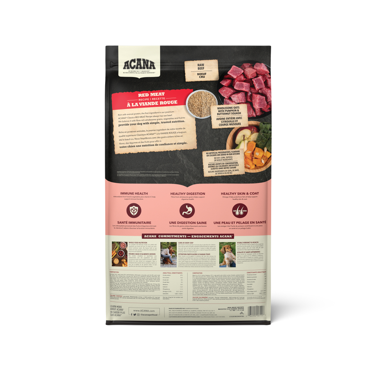 ACANA - 經典紅肉狗糧配方（2kg／6kg／9.7 kg）