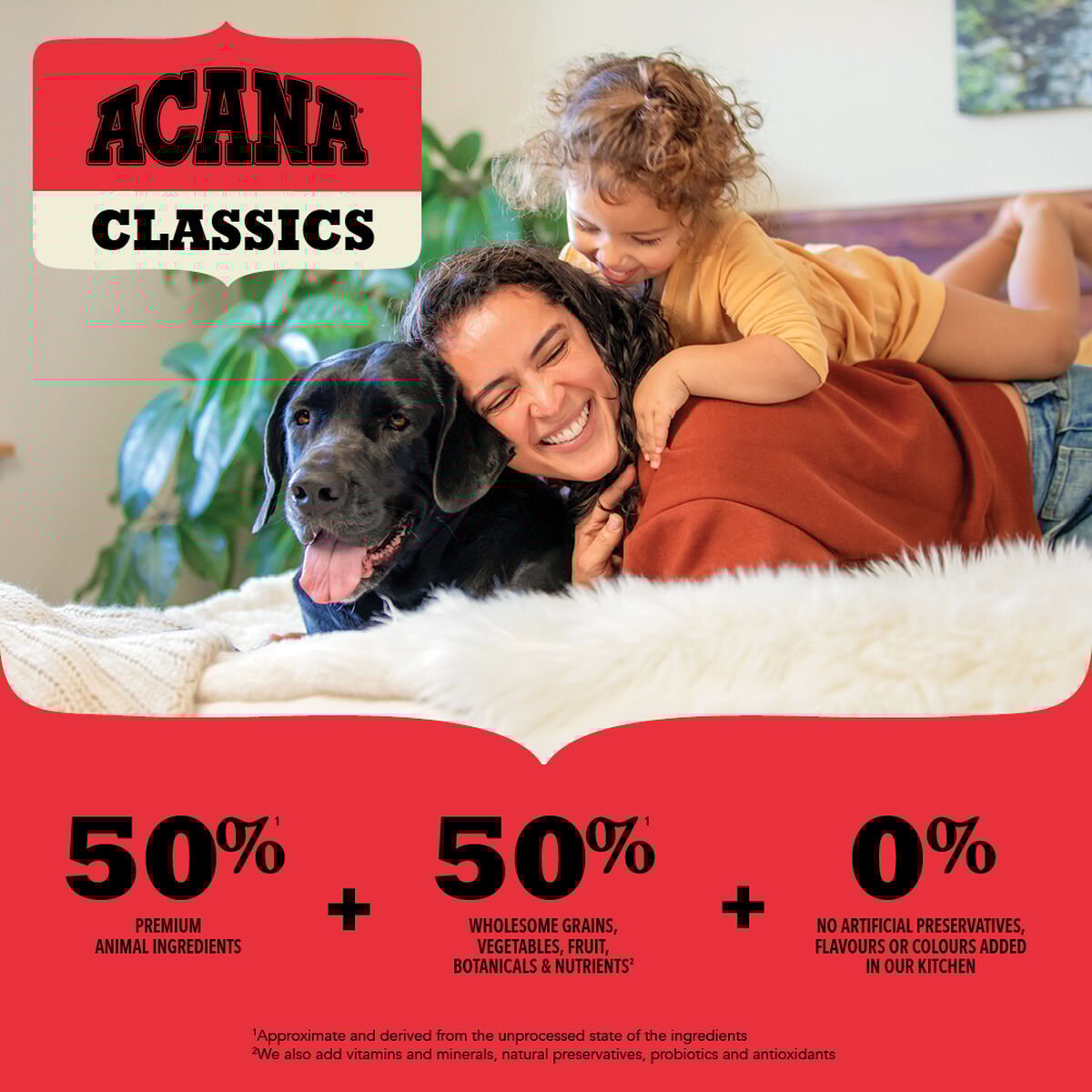 ACANA - 經典紅肉狗糧配方（2kg／6kg／9.7 kg）