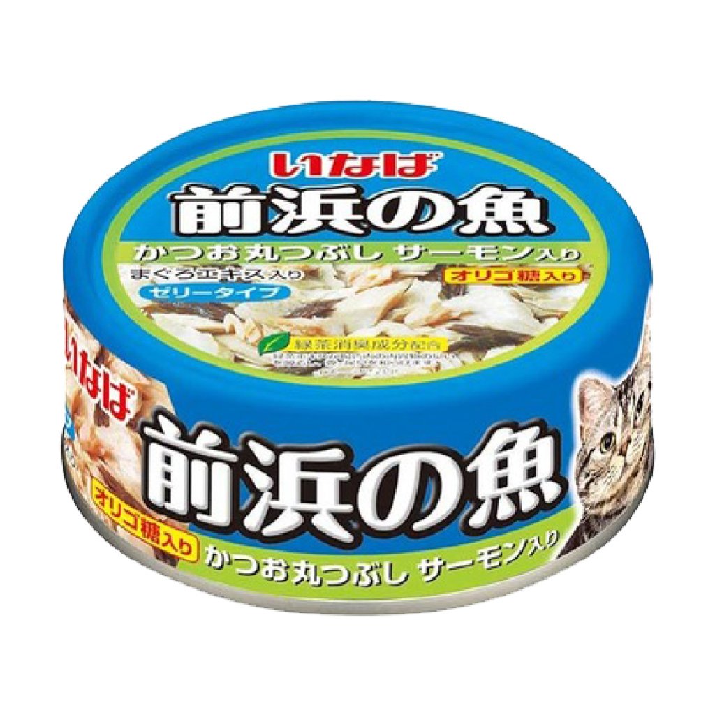 CIAO - 前浜の魚系列 鰹魚 (原條拆肉)三文魚貓罐頭 115g