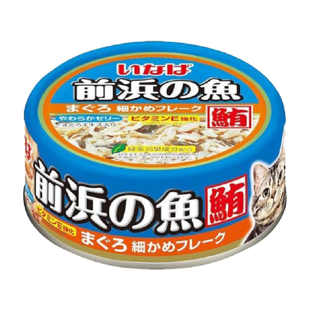CIAO - 前浜の魚系列 吞拿魚(+鰹魚)細絲貓罐頭 115g
