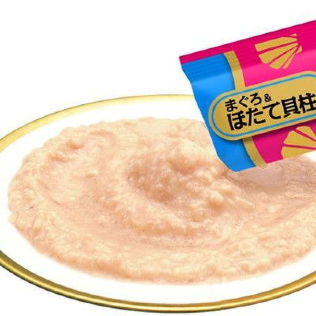 CIAO -貓零食 吞拿魚+帶子醬肉泥 4本