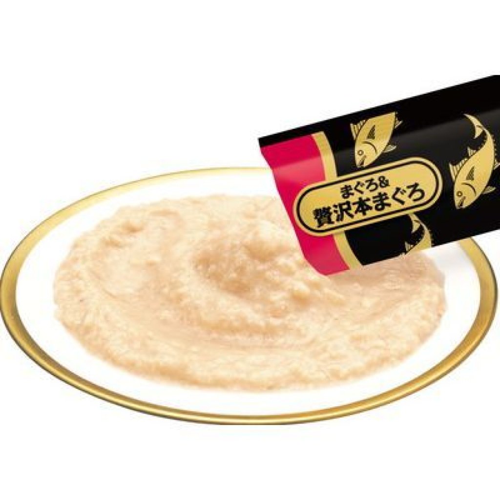 CIAO -貓零食 吞拿魚+極品吞拿魚醬肉泥 4本