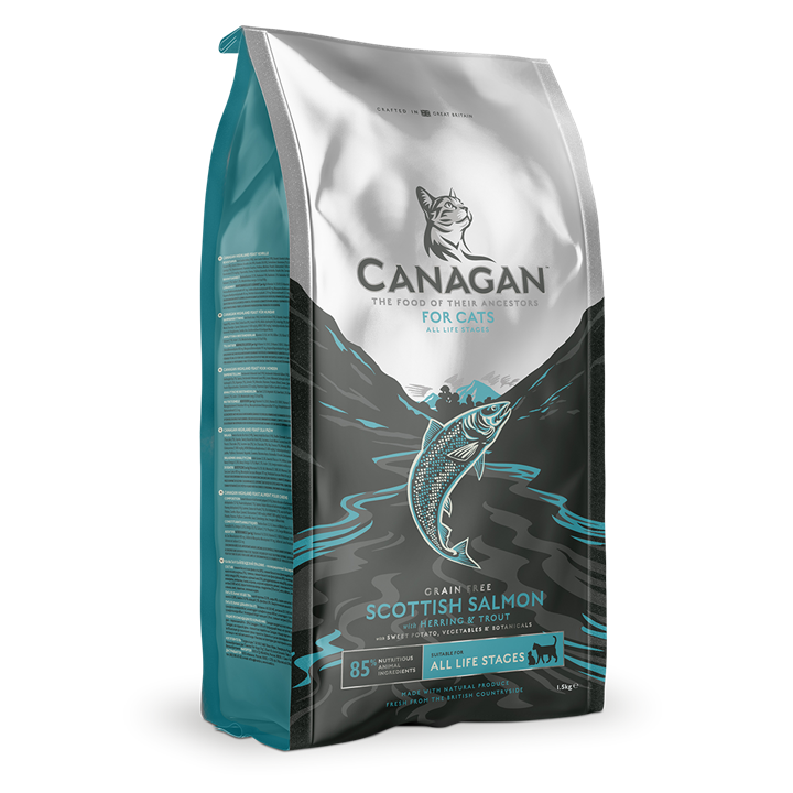 CANAGAN - 無穀物蘇格蘭三文魚貓糧配方（1.5kg／4kg）