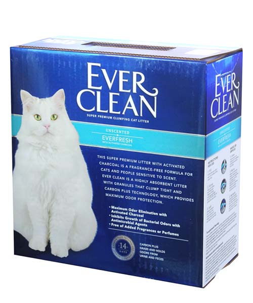 EverClean 藍鑽 藍標雙重除臭貓砂 (無香味) 25lbs
