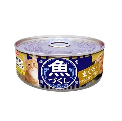 CIAO - INABA魚盛系列 吞拿魚+鰹魚+鰹魚片貓罐頭 60g