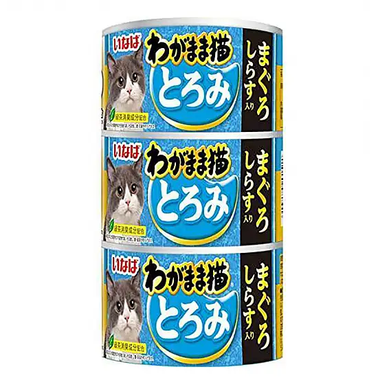 CIAO - INABA高竇貓湯罐系列 吞拿魚+白飯魚貓罐頭 160g x 3