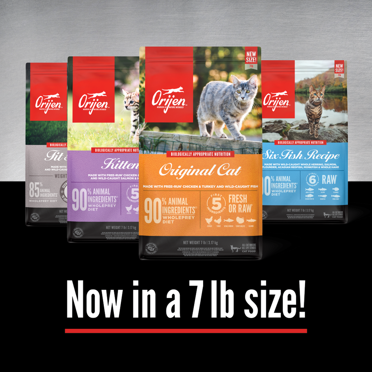 Orijen - 無穀物幼貓糧配方（1.8kg／5.4kg）