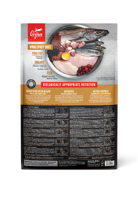 Orijen - 無穀配方幼犬飼料 - 85%優質肉含量（2kg／6kg／11.4kg）