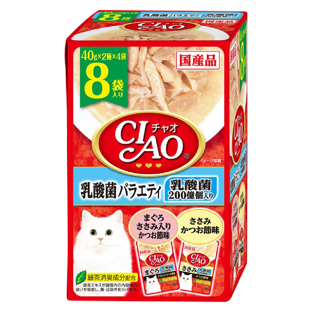 CIAO - 軟包8包裝系列 乳酸菌 PARTY 40g x 8袋