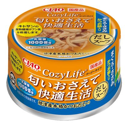 CIAO - Cozy Life系列 吞拿魚+雞肉木魚湯罐 75g