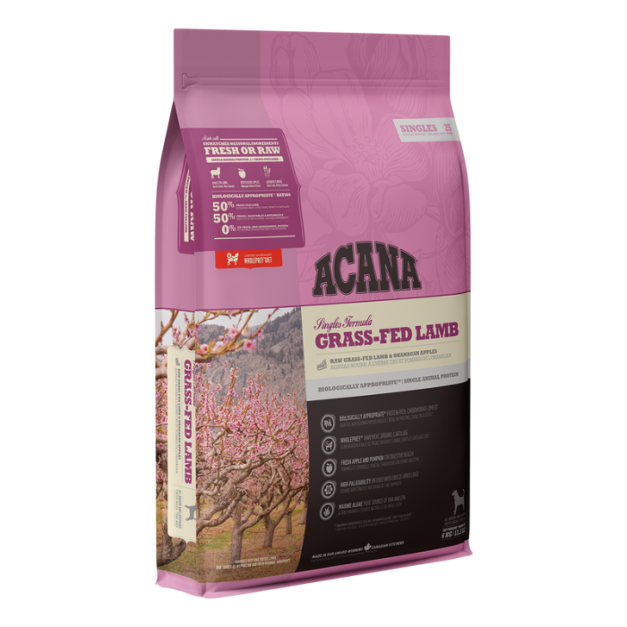 ACANA - 無穀物單一蛋白草飼羊狗糧配方（2kg／6kg／11.4 kg）