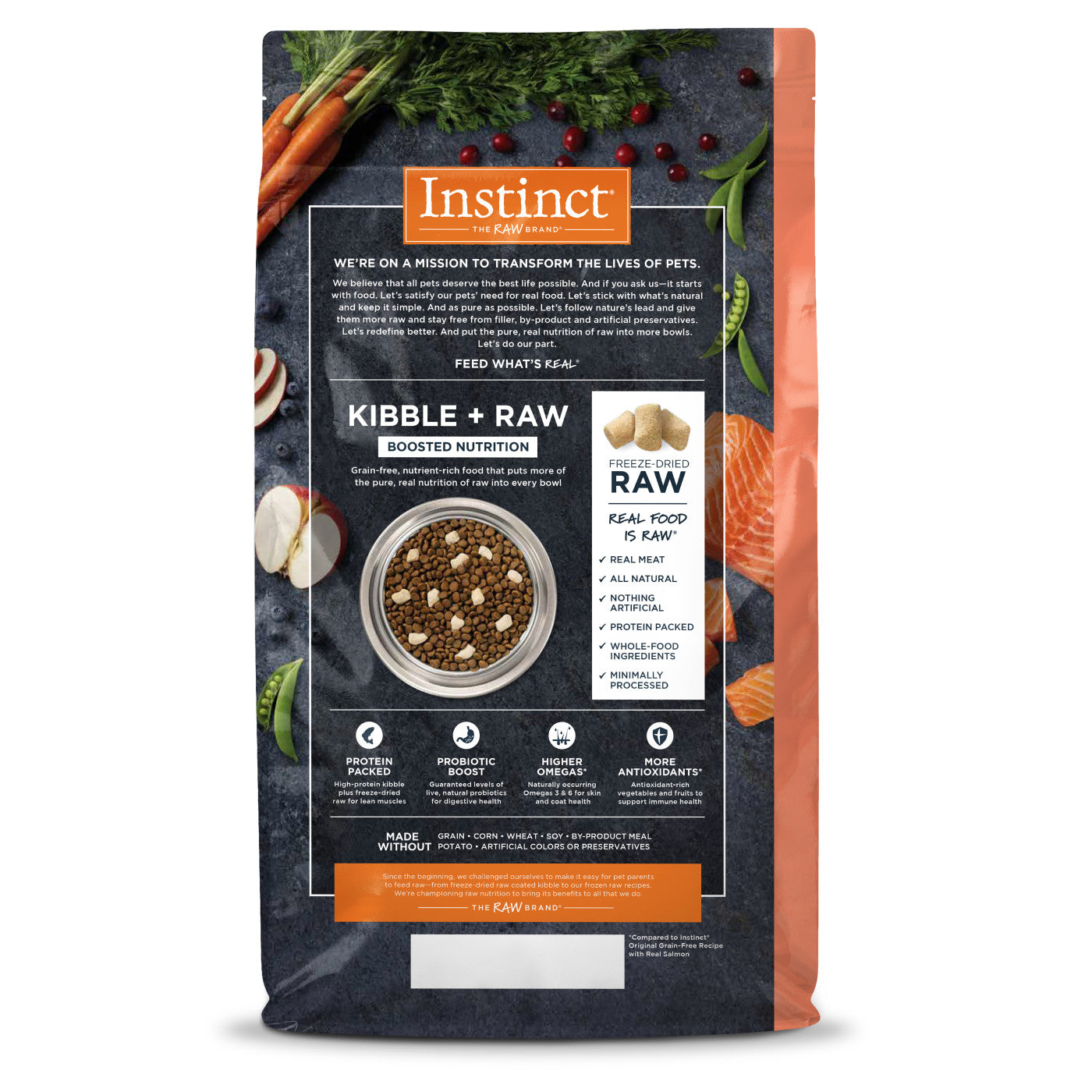 Instinct 生肉無穀物三文魚貓用主糧 Raw Boost Salmon Dry Cat Food